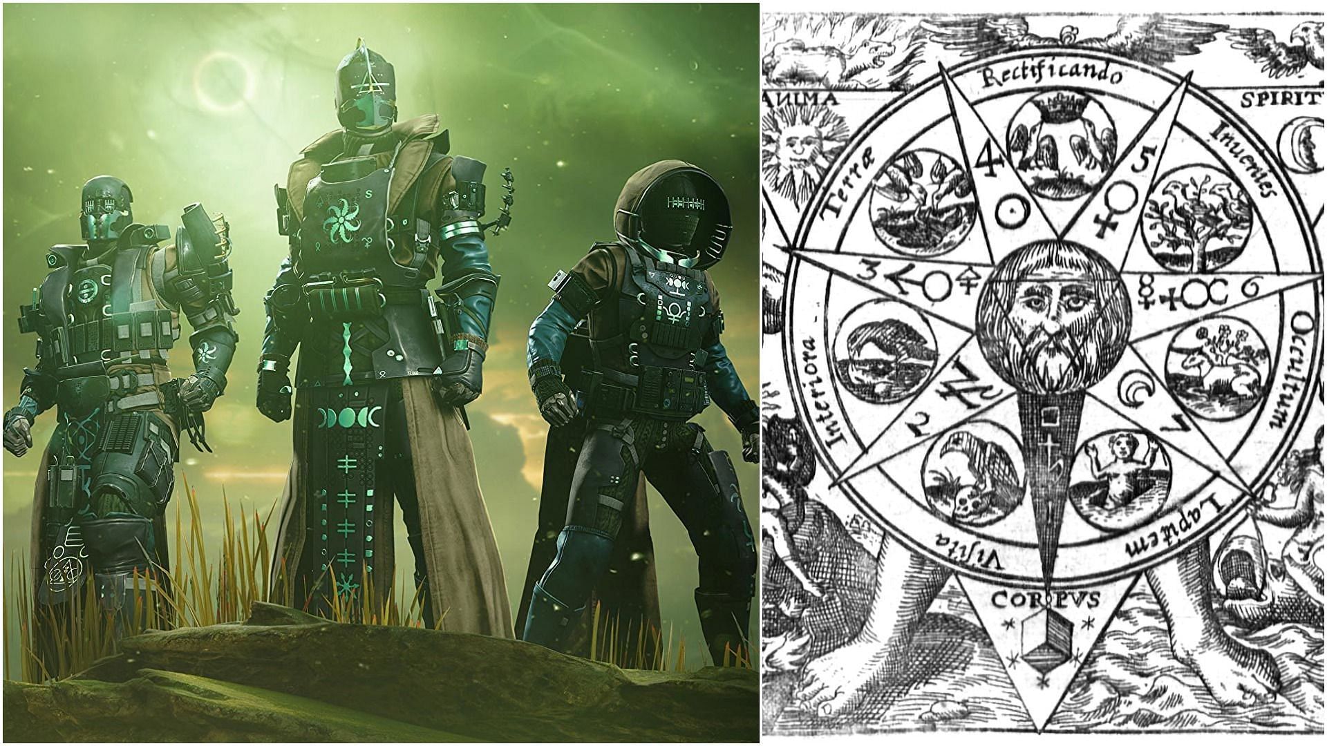 Destiny 2 Witch Queen armor links to Azoth of the Philosophers (Image via Sportskeeda)