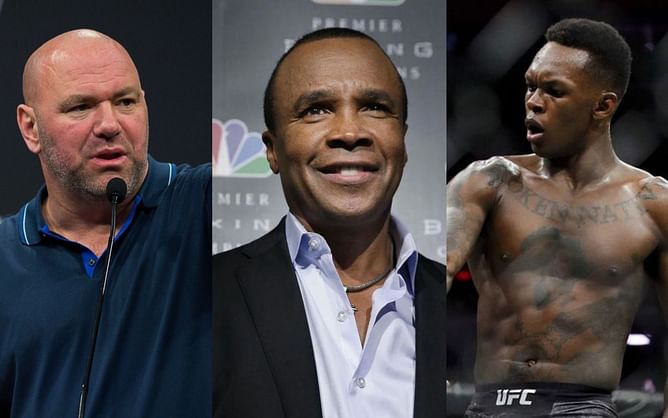 Israel Adesanya, Dana White, Georges St-Pierre show respect to Sugar Ray Leonard for doing kickboxing drills at 65