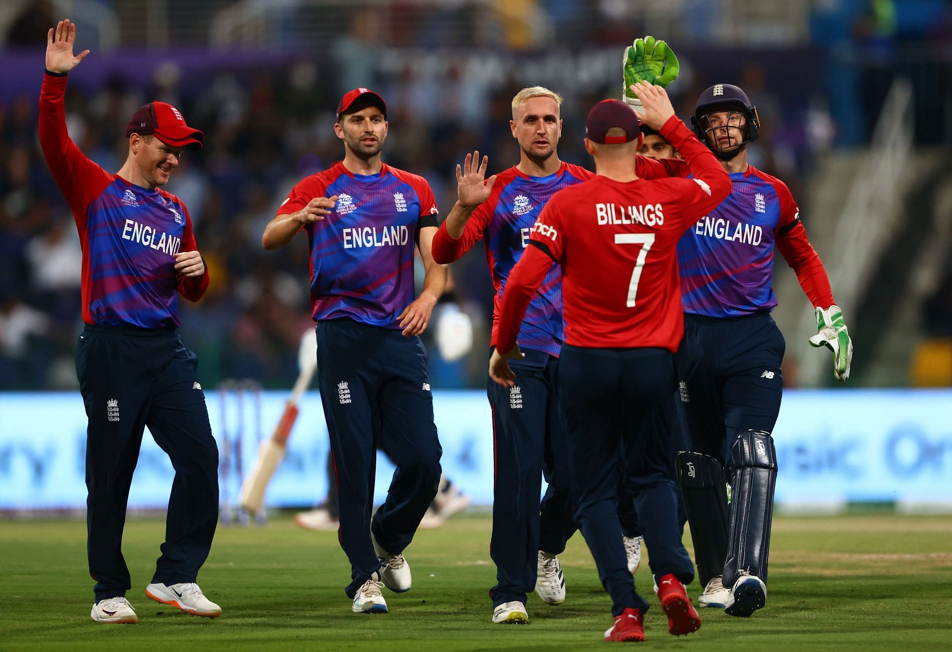 England cricket team during the T20 World Cup. Pic: Getty Images