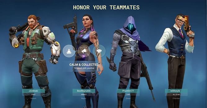 Valorant community urges Riot to implement Honor System in-game like League of Legends