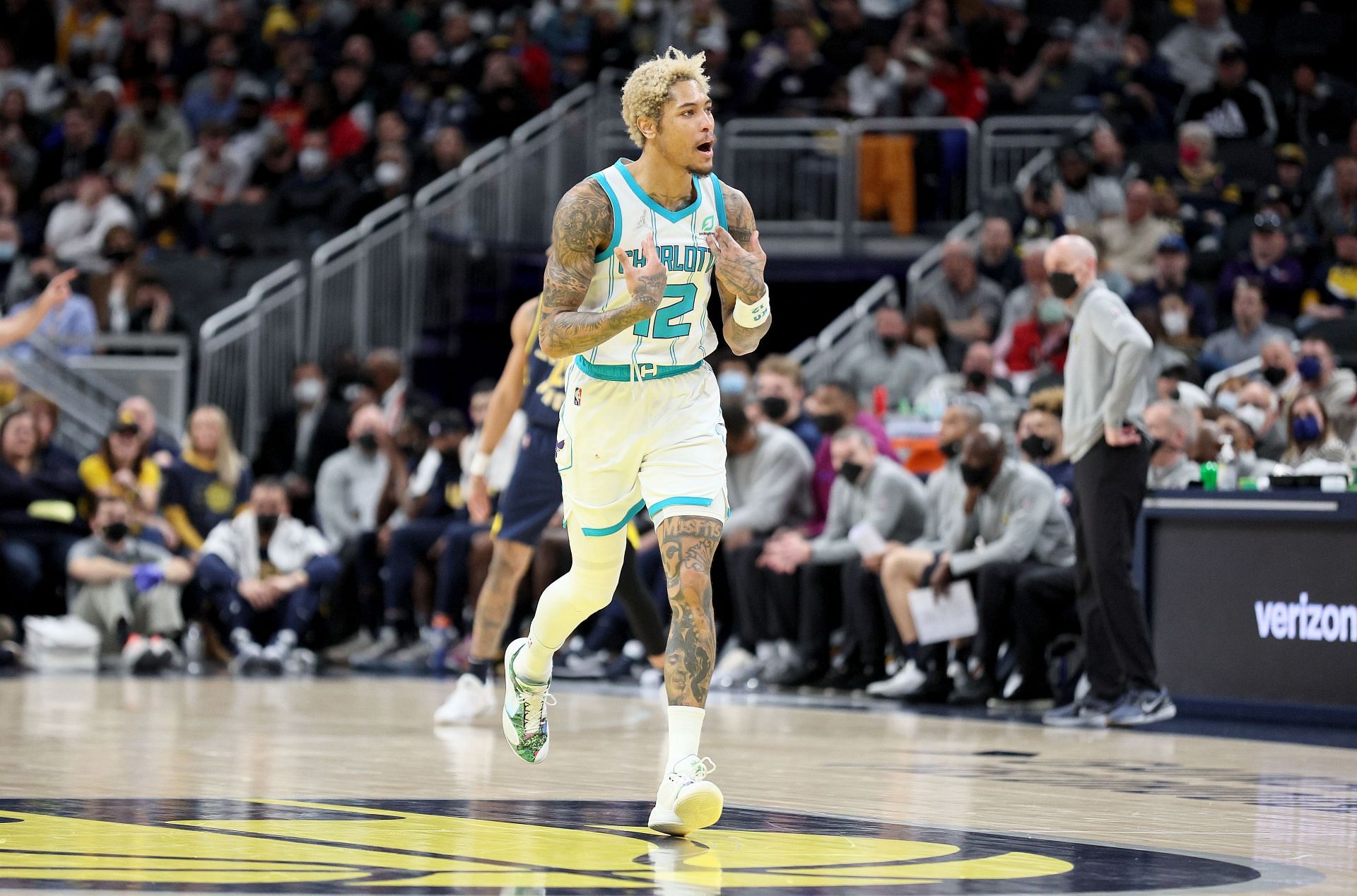 Kelly Oubre Jr. in action against the Indiana Pacers