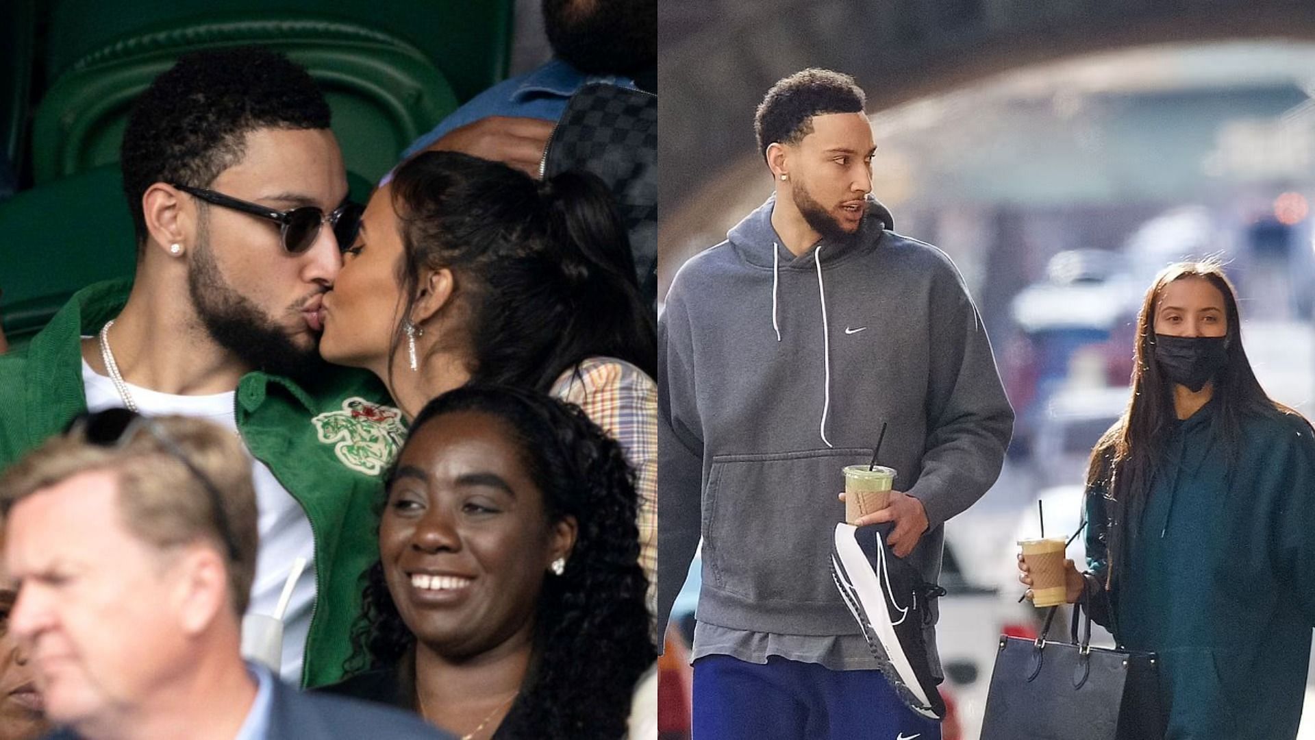 Maya Jama and Ben Simmons are engaged (Images via Getty and Daily Mail)