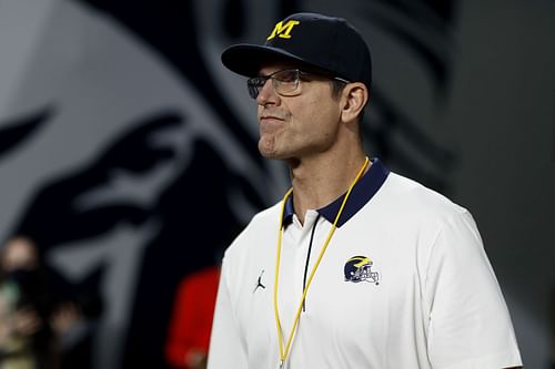 Michigan head coach Jim Harbaugh