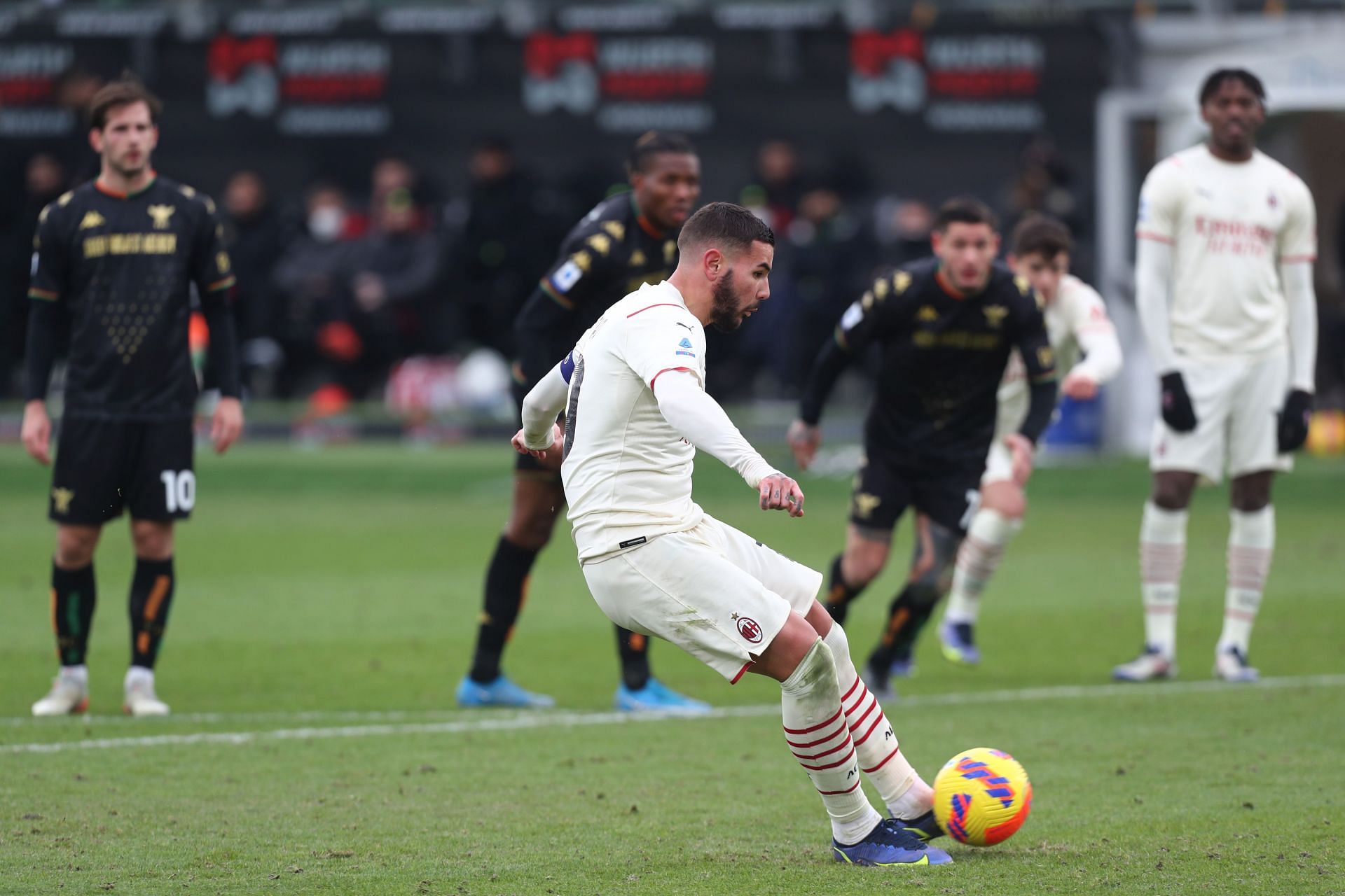 Theo Hernandez in action for AC Milan.
