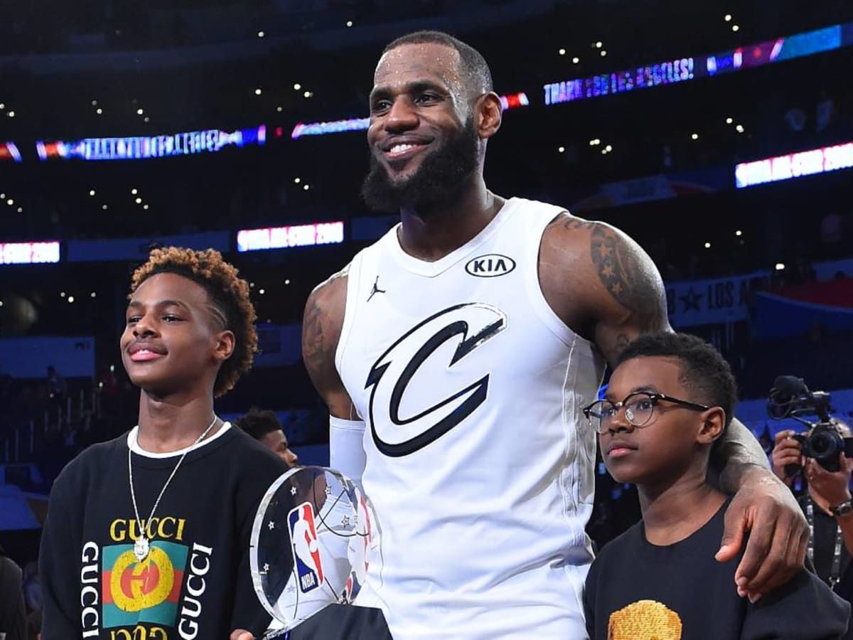 LeBron James is highlighting his boys&#039; work to become better at their craft with regular updates on social media. [Photo: Sports Illustrated]