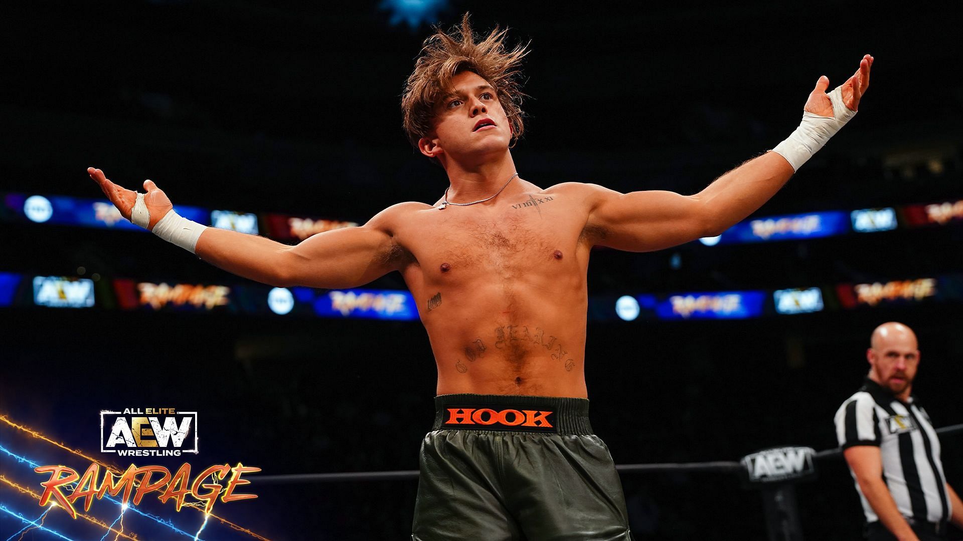 Hook made his AEW debut on Rampage in December 2021.