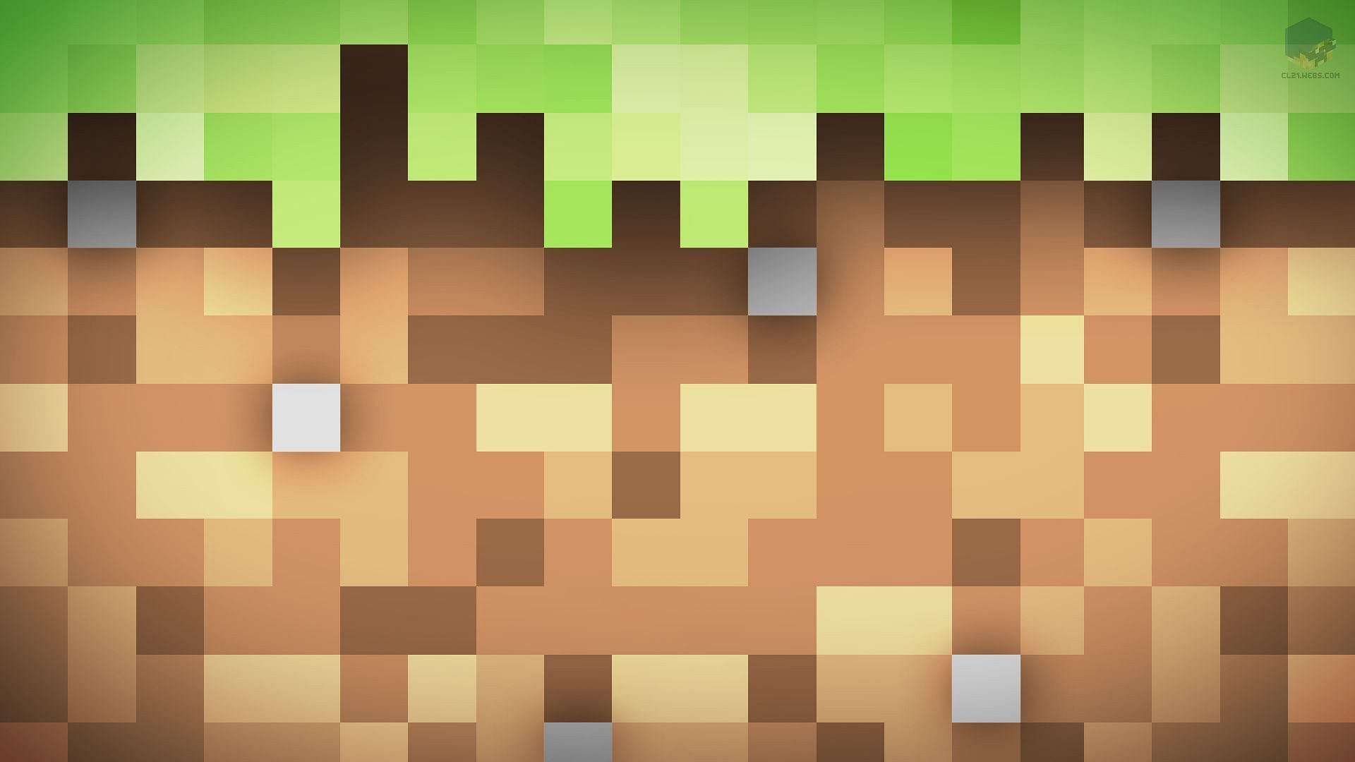 Close up of a dirt block (Image via Minecraft)