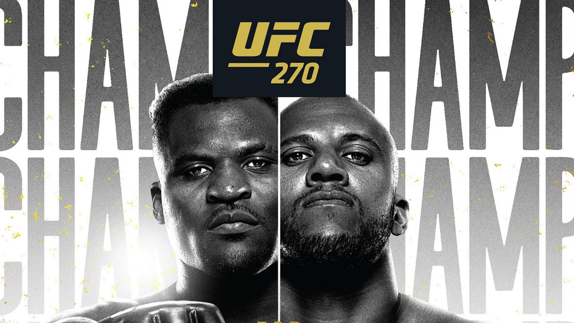 UFC 270 poster [Image Courtesy: @ufc on Instagram]