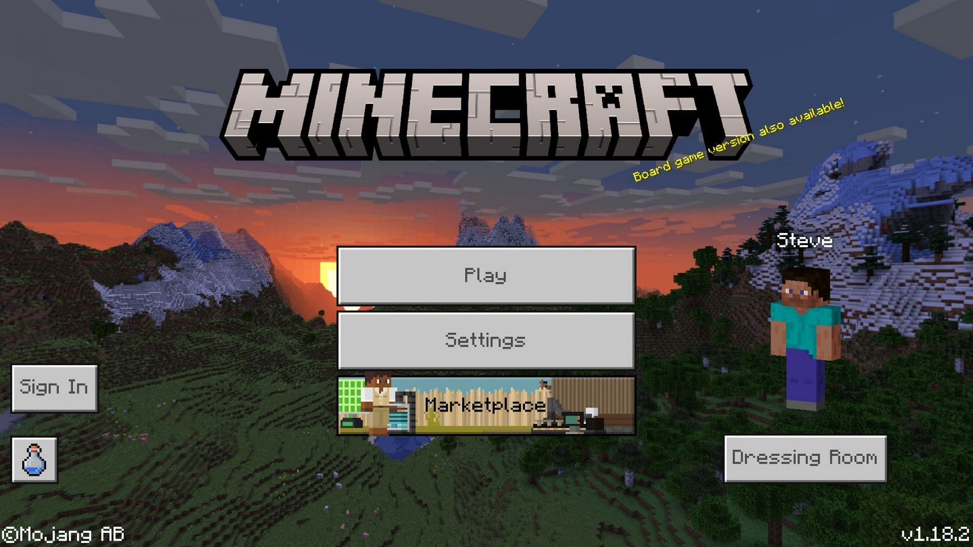 Minecraft&#039;s Bedrock Edition can download and update much like the Java version (Image via Mojang)