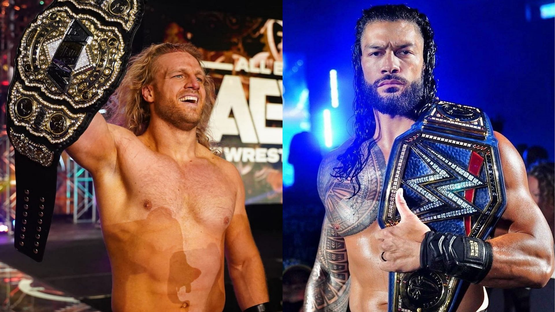 Which AEW star can match up against Roman Reigns?