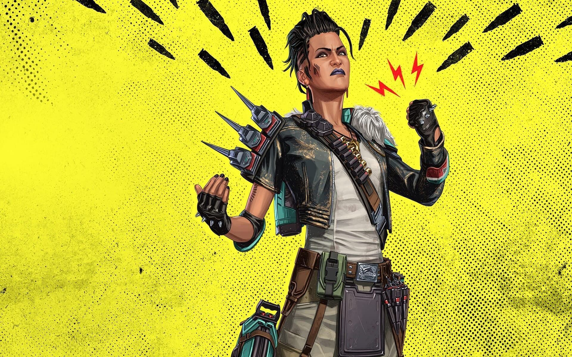Maggie as seen in a promotional image for Apex Legends Season 12 (Image via Respawn)