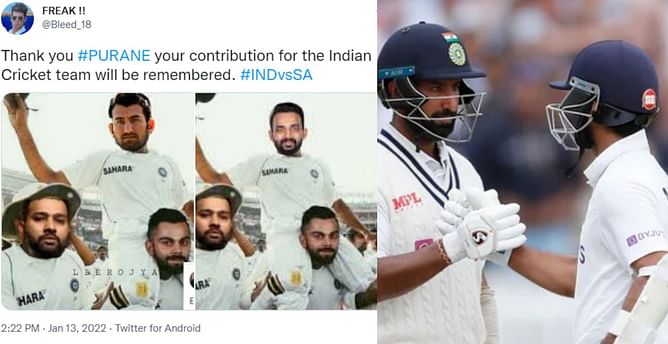 "Thank you Rahane & Pujara" - Twitter calls for sacking of India's Test veterans as their poor form continues