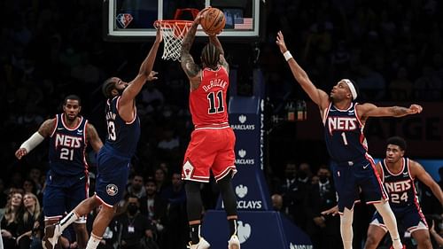 The Brooklyn Nets will hope to win the first game in their season series against the Chicago Bulls. [Photo: NBC Sports]