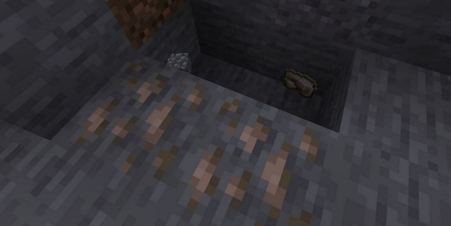 Raw iron can appear both underground and on the surface (Image via Mojang)