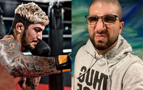 Dillon Danis (L) Ariel Helwani (R) [Images: @arielhelwani @dillondaniss on Instagram]