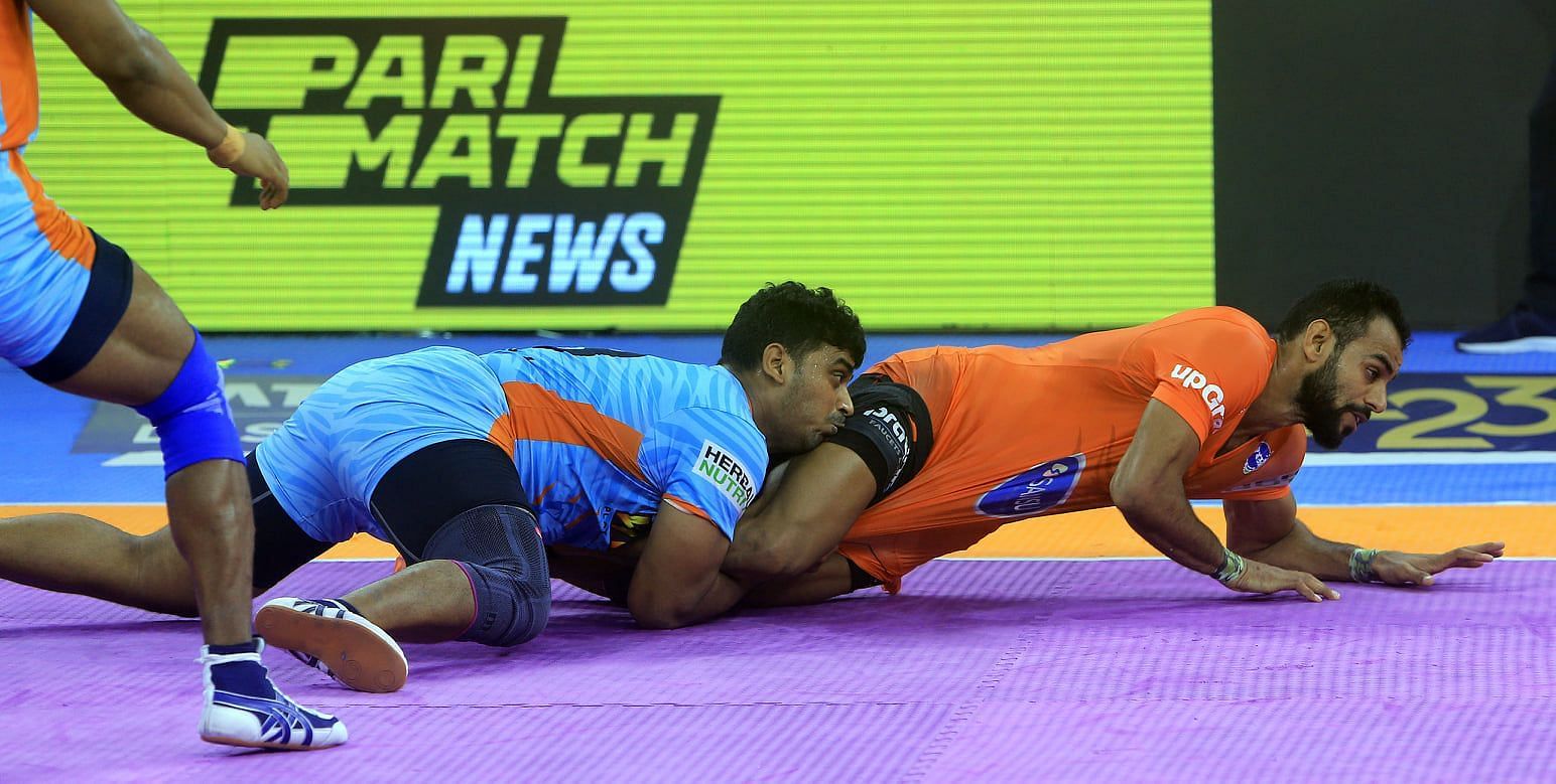 Abhishek Singh scored only four raid points in the last match (Image: U Mumba/Facebook)