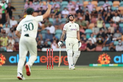 Ben Stokes stunned after Nathan Lyon's brilliant catch sends him packing.