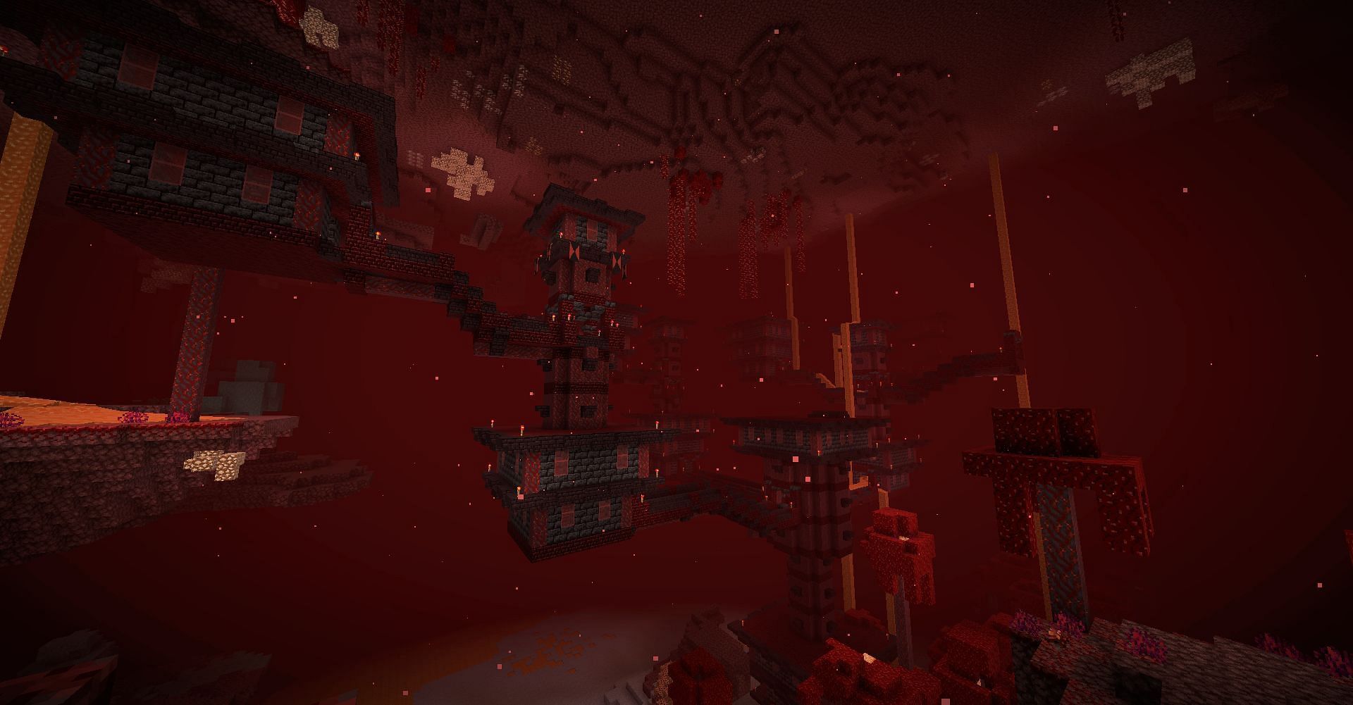 New Nether structures courtesy of Repurposed Structures (Image via Mojang)