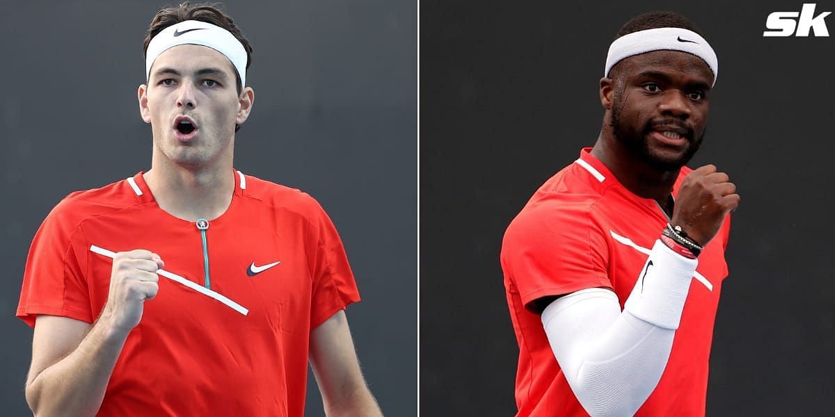 Fritz (L) to take on Tiafoe in the second round of the 2022 Australian Open