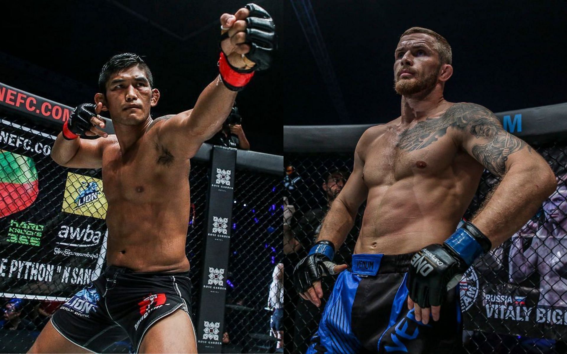 Aung La Nsang owes his career growth after battling Vitaly Bigdash | Photo: ONE Championship