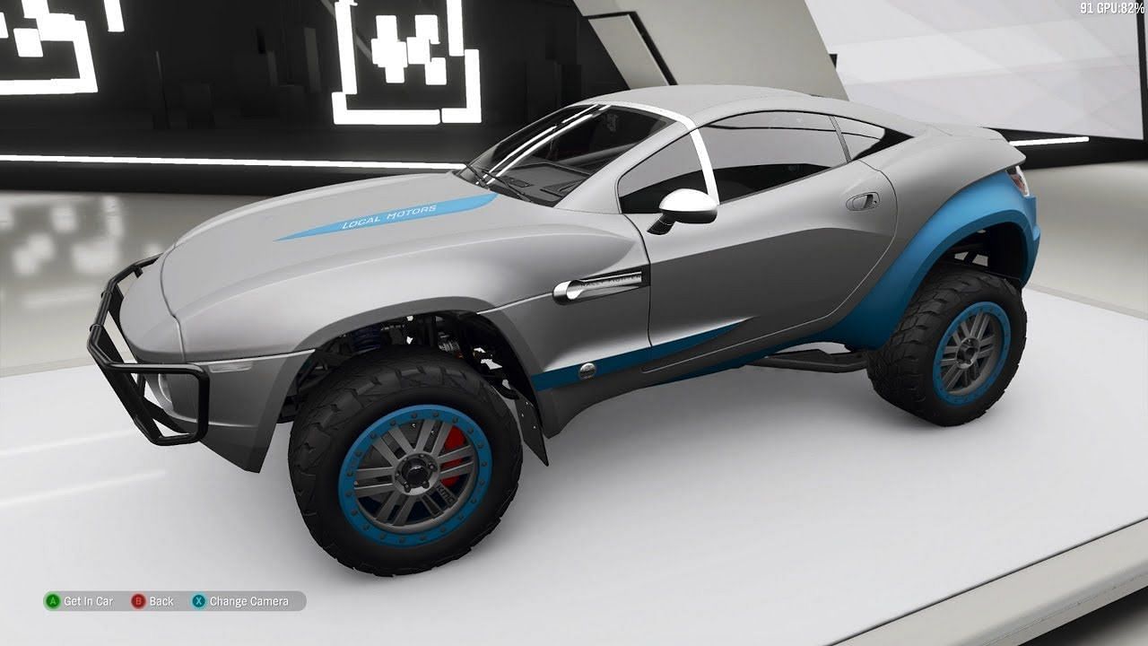 2014 Local Motors Rally Fighter in Forza Horizon 5 (Image via YouTube)