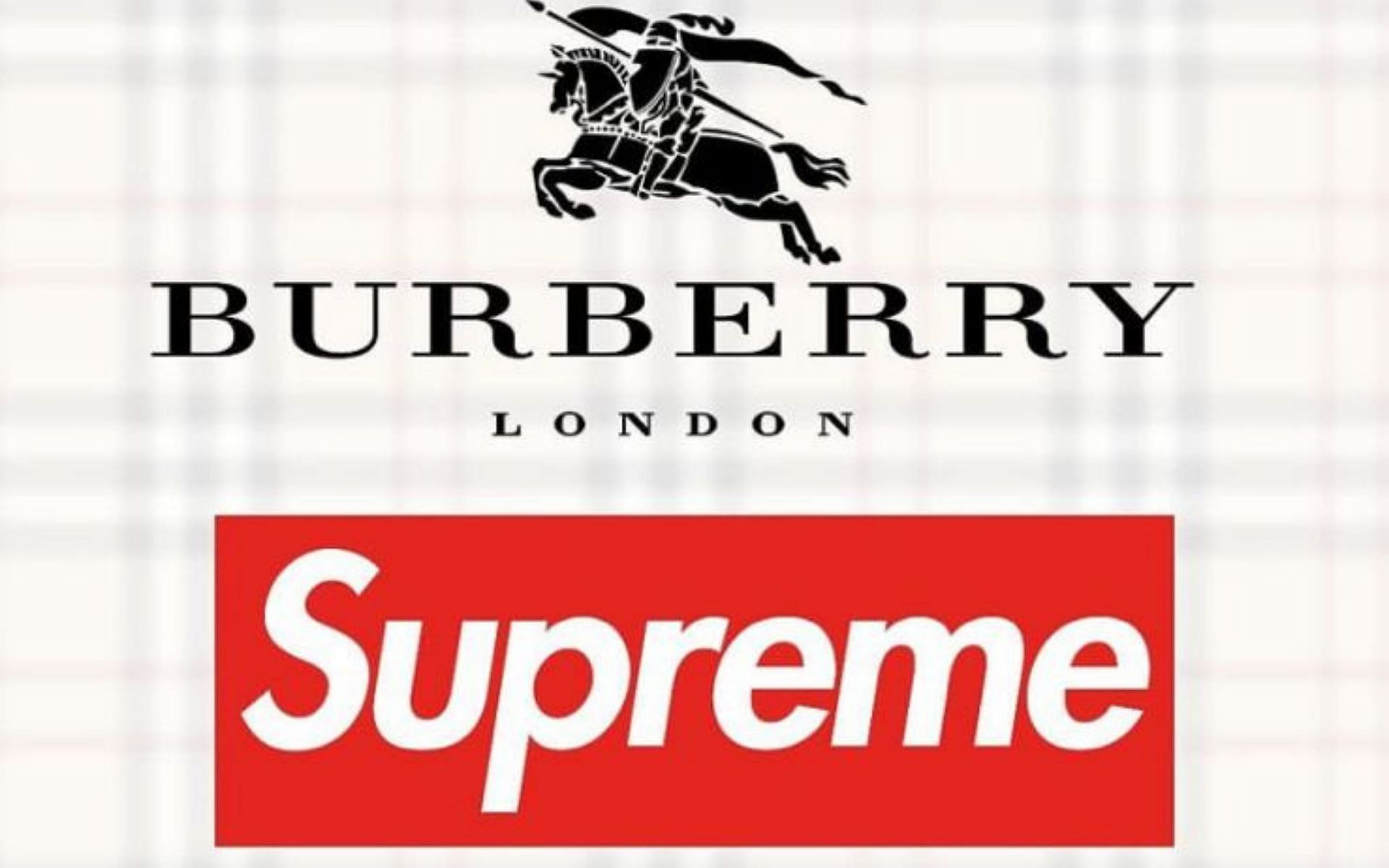 Burberry x Supreme rumors are gaining strenght (Image via Instagram/shoeprize)