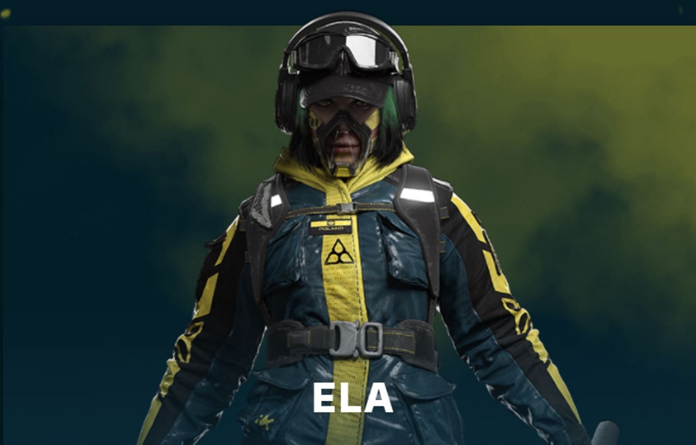 Ela equipped with the Scorpion EVO 3 (Image via Ubisoft Entertainment)