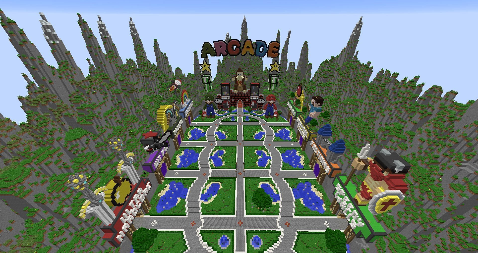MC Central offers a wide variety of gamemodes (Image via Mojang)