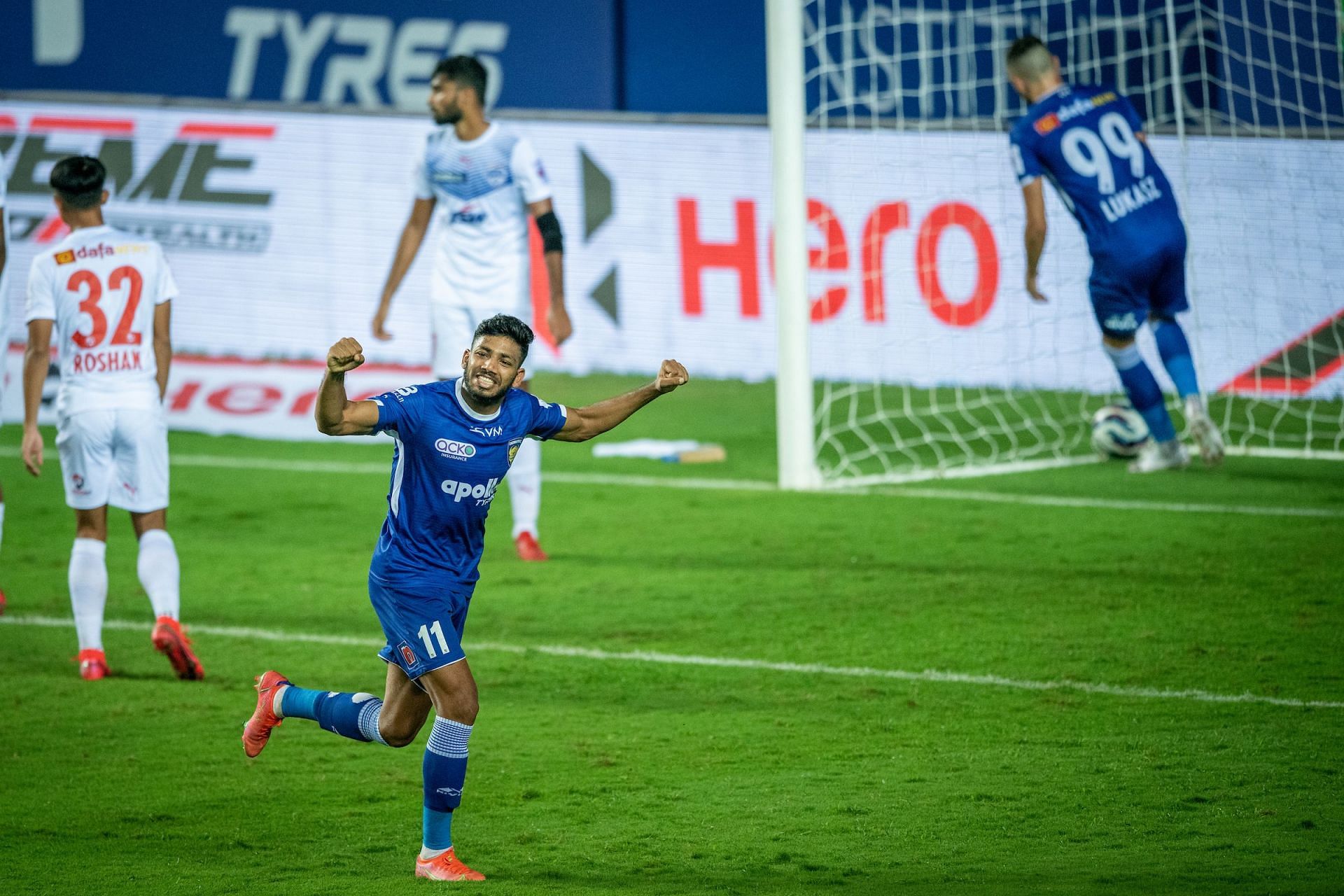 Rahim Ali scored the equalizer against Bengaluru FC in their last meeting (Image Courtesy: ISL)