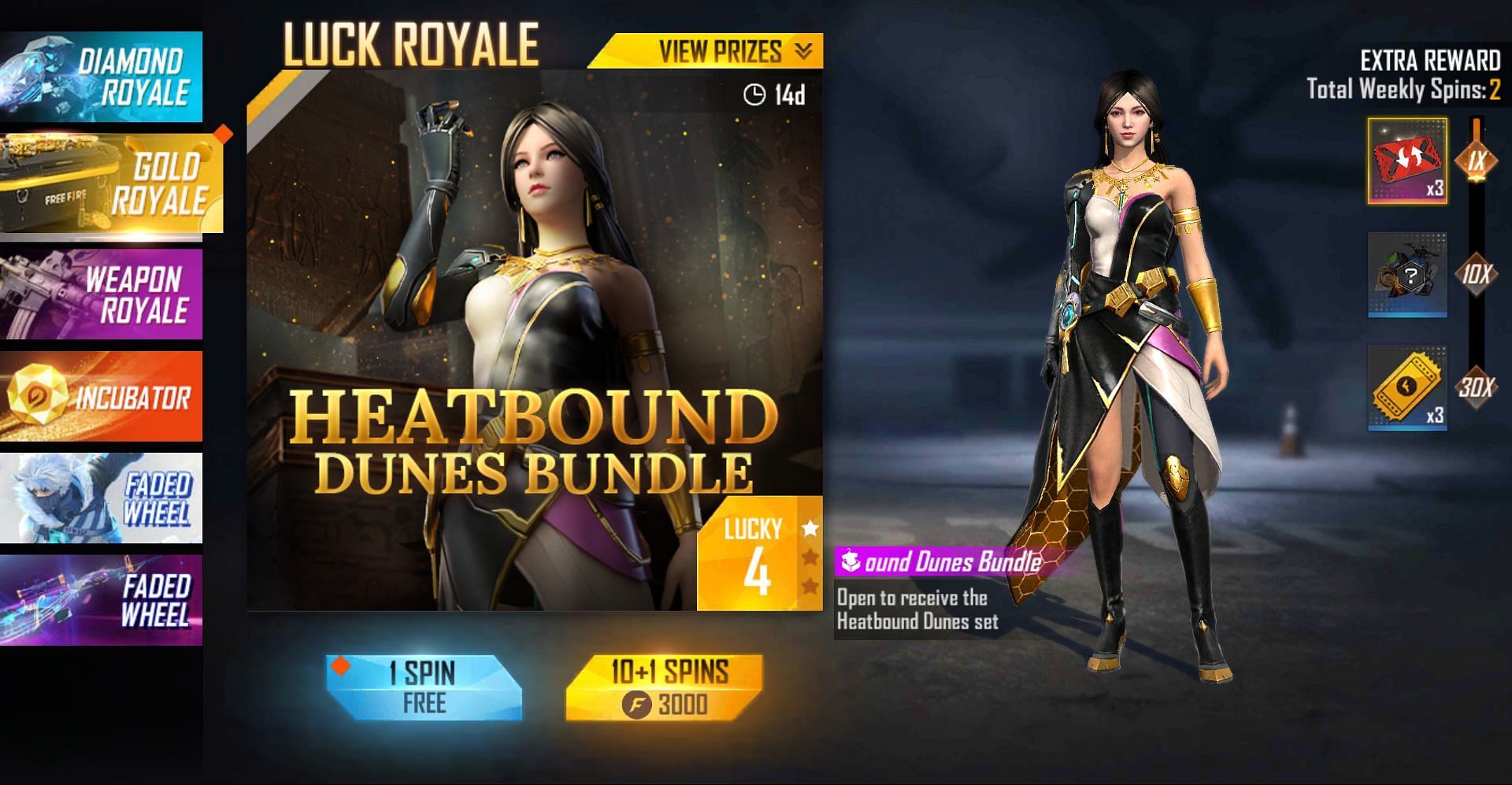 Gold Royale ends with the Clash Squad season (Image via Free Fire)