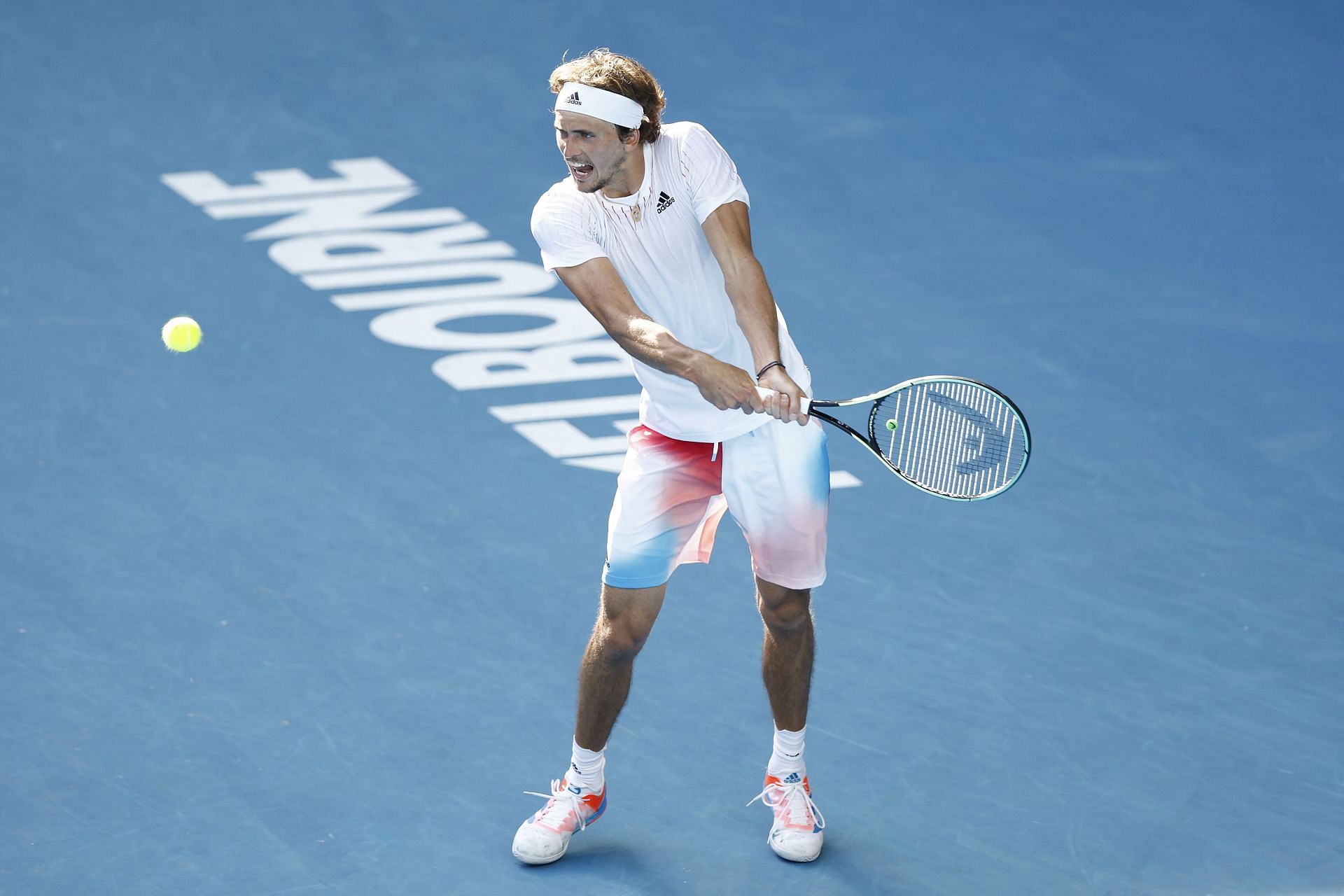 Alexander Zverev at the 2022 Australian Open