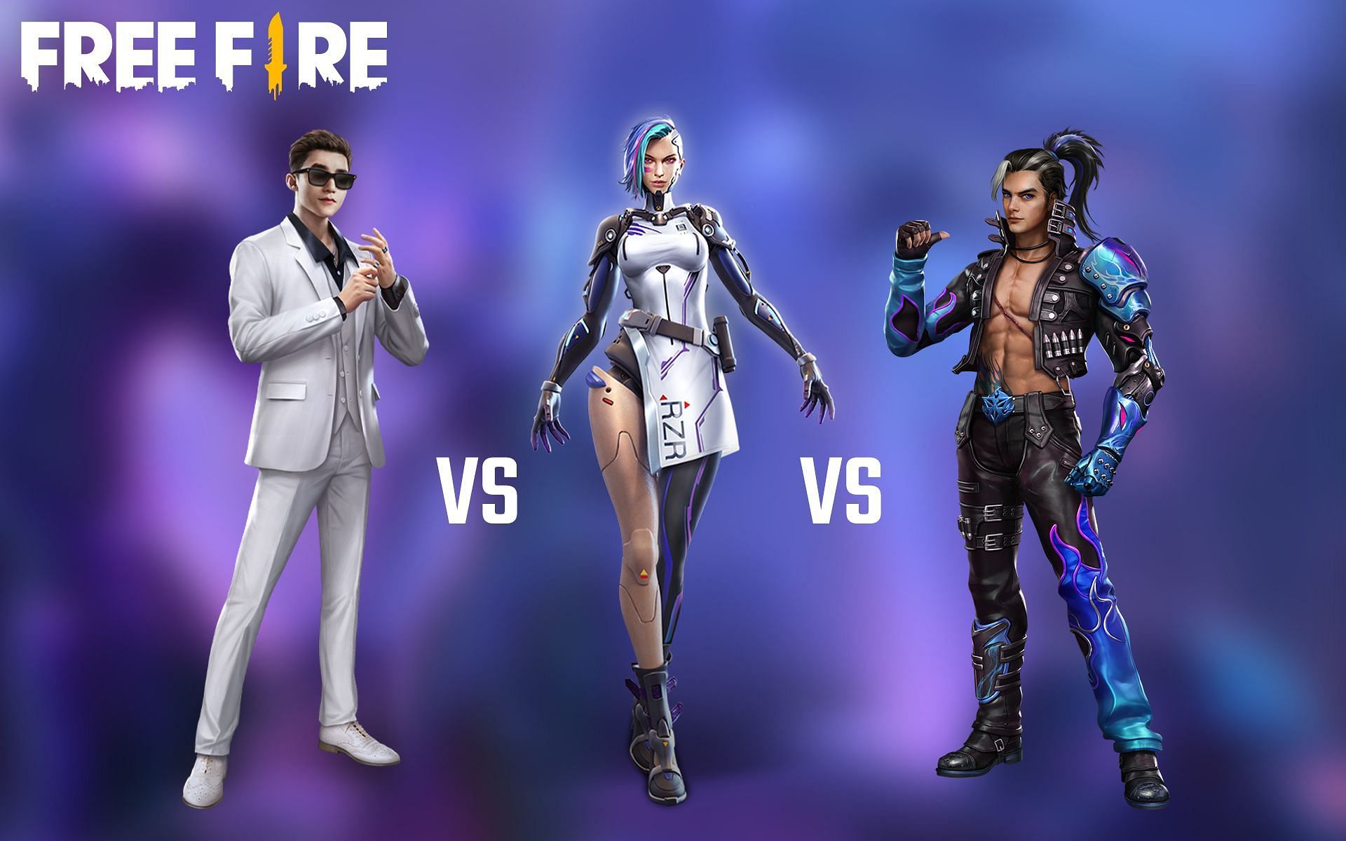 Only one of these characters is the best for beginners in Free Fire (Image via Sportskeeda)