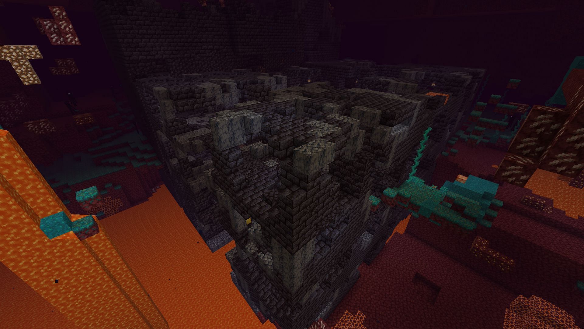 Bastion Remnants in Nether (Image via Minecraft Wiki)
