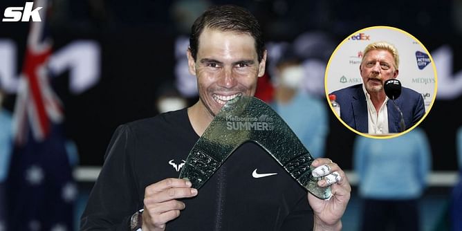 "He has no pressure, nobody expects anything from him" - Boris Becker on Rafael Nadal's Australian Open prospects
