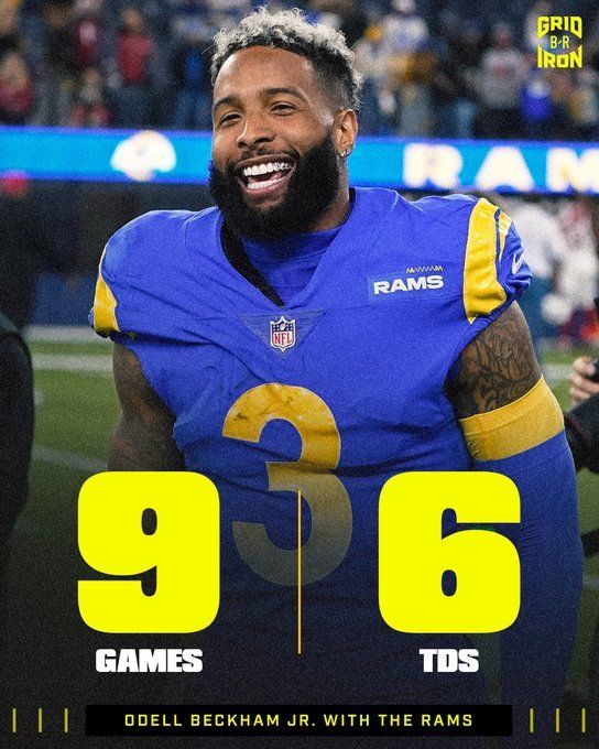 B/R Gridiron on X: First look at @obj in a Rams jersey 