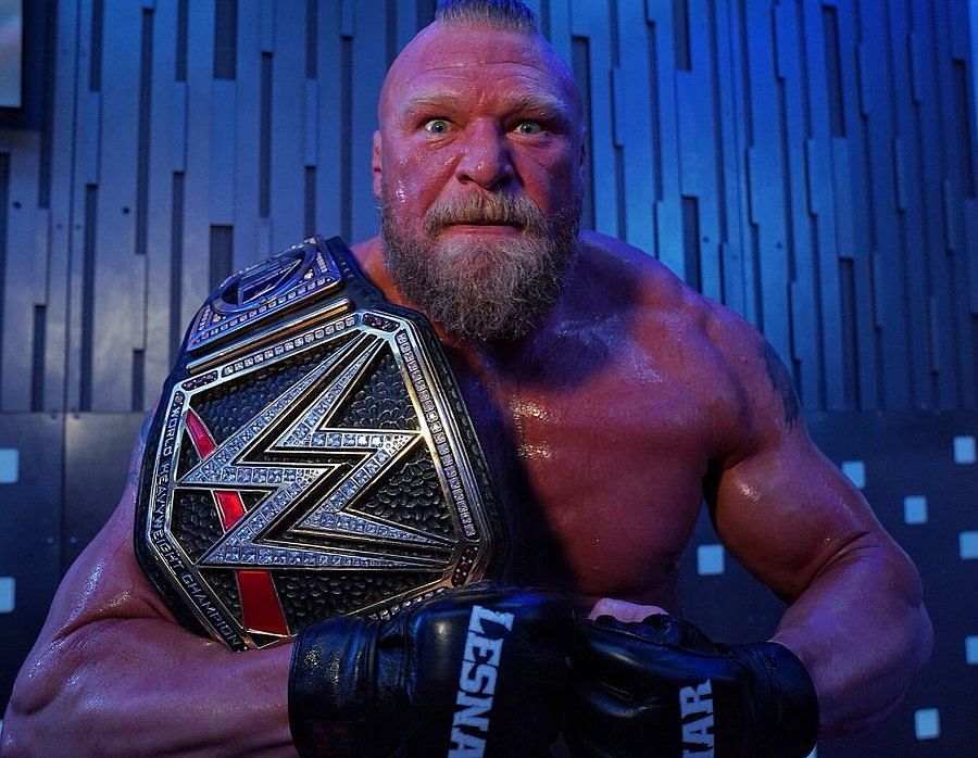 The Beast is back on top of the WWE mountain
