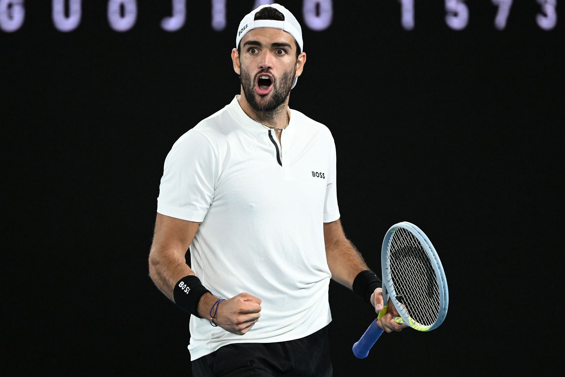 Matteo Berrettini at the 2022 Australian Open.