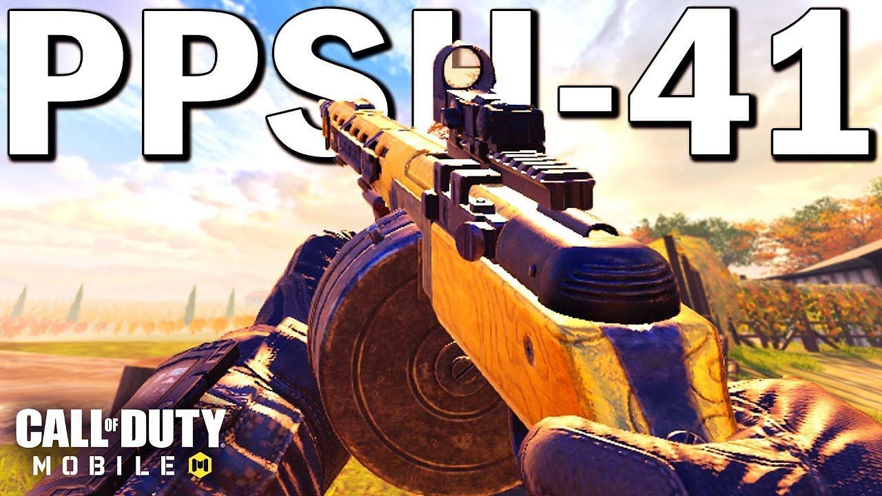 PPSh41 is the newest SMG in COD Mobile and it can be unlocked for free from the Battle Pass (Image via YouTube/ Noah from YT)