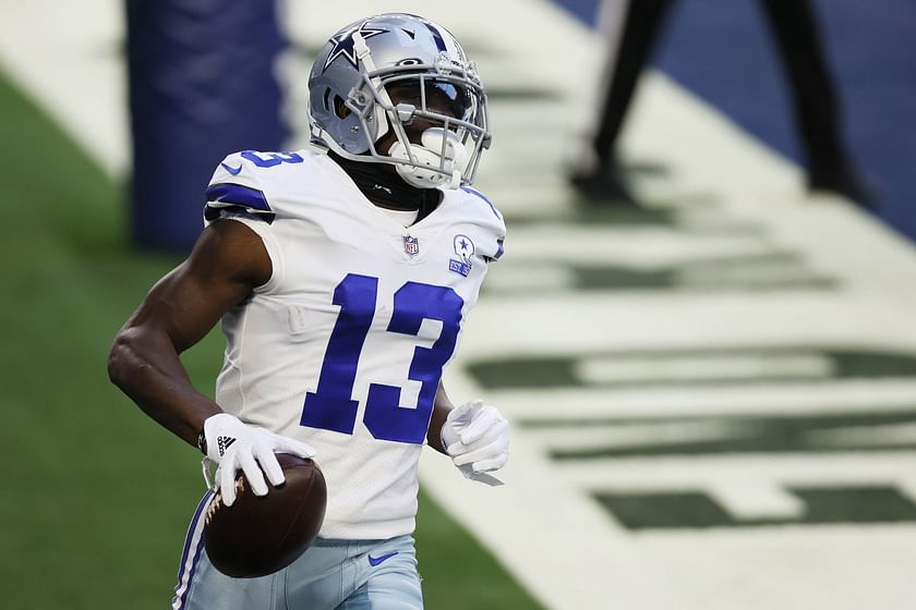 Dallas Cowboys wide receiver Michael Gallup (13) runs a pass route