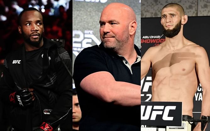 Dana White gives Leon Edwards 'credit' for signing agreement to fight Khamzat Chimaev