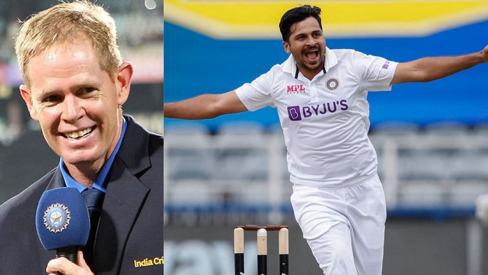 Shaun Pollock (L) explains reasons behind Shardul Thakur&#039;s success.