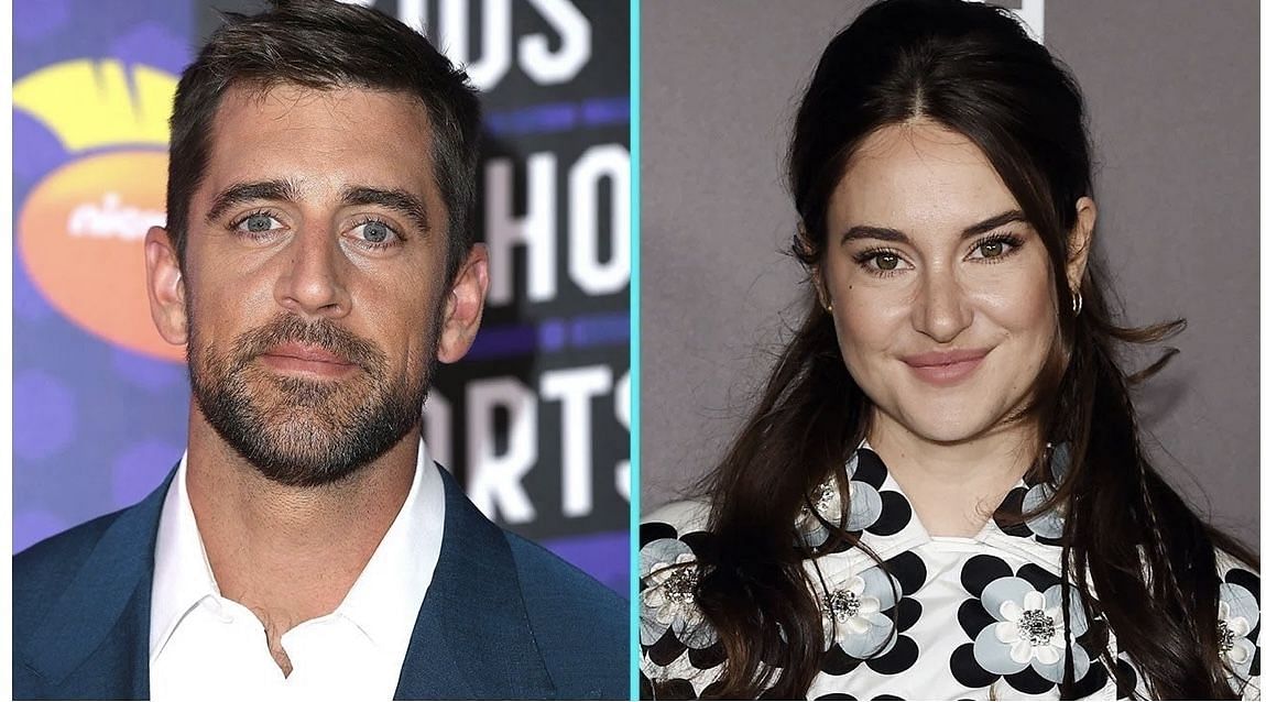 Green Bay Pakers QB Aaron Rodgers and  actress Shailene Woodley (Steve Granite/WireImage; Stefania D&#039;Alessandro/Getty Images)