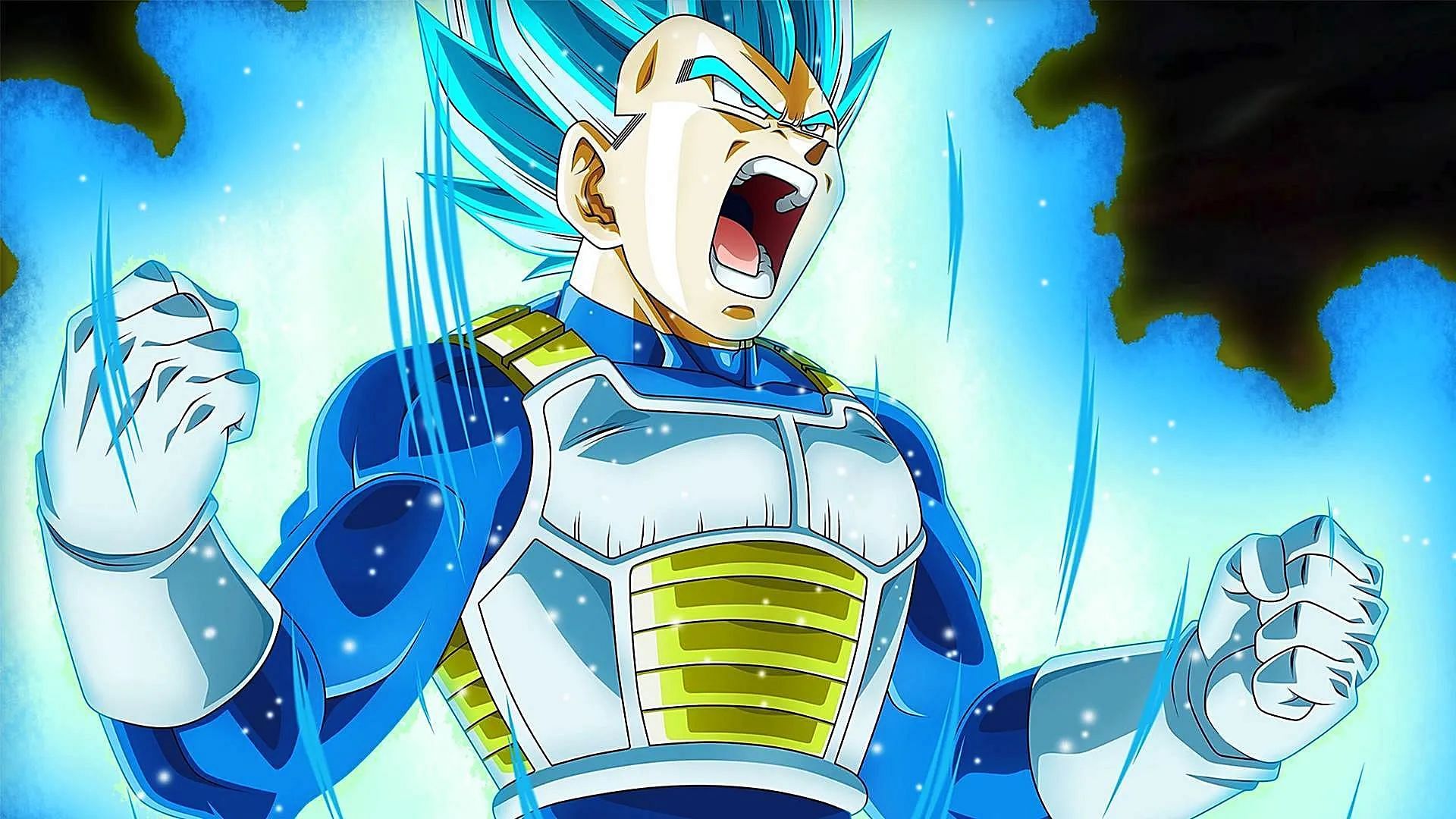 Vegeta powering up (Image via Toei Animation)