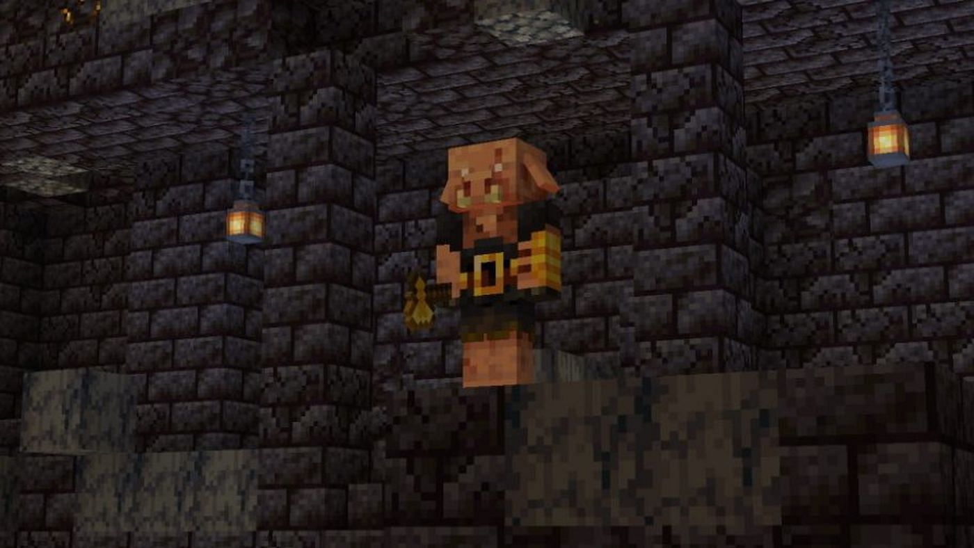 Piglin Brutes in Bastion Remnants (Image via Minecraft)