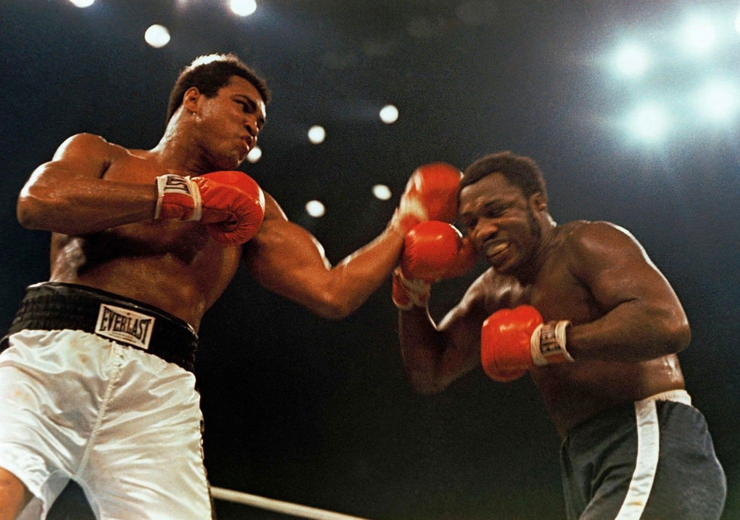 Muhammad Ali vs Joe Frazier II at the Madison Square Garden.