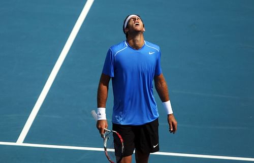 Juan Martin del Potro at a tennis event