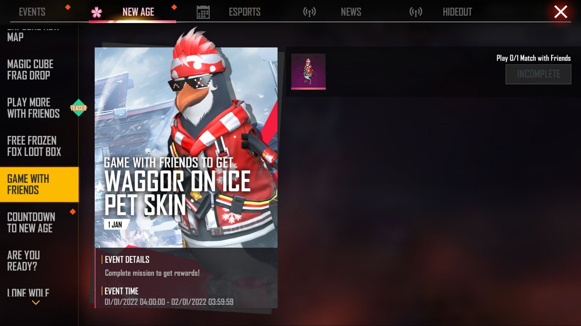 This is the Mr Waggor pet skin (Image via Free Fire)