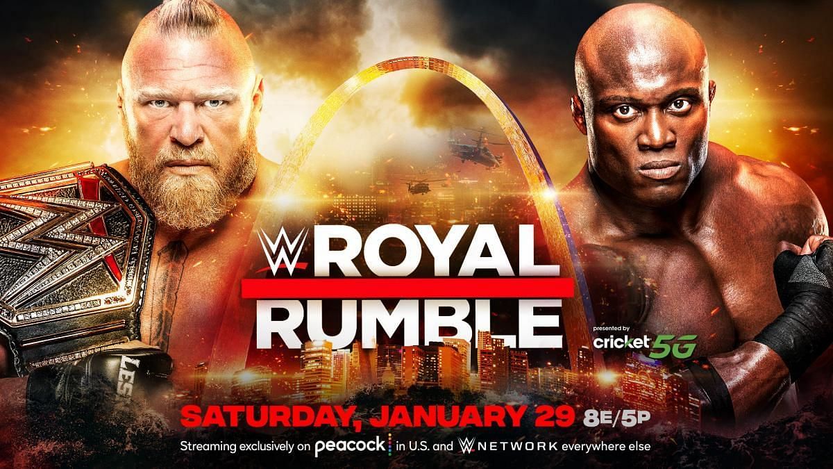 Brock Lesnar will defend the WWE Championship against Bobby Lashley at the 2022 Royal Rumble