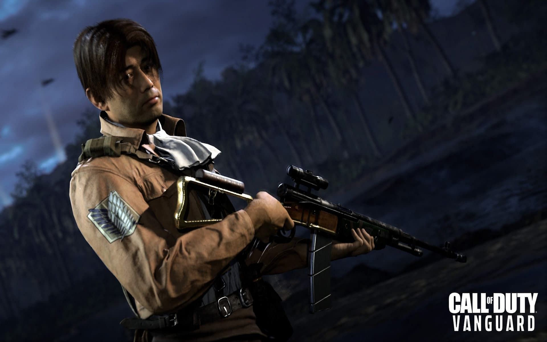 A look at the Attack on Titan Operator skin (Image via Activision)