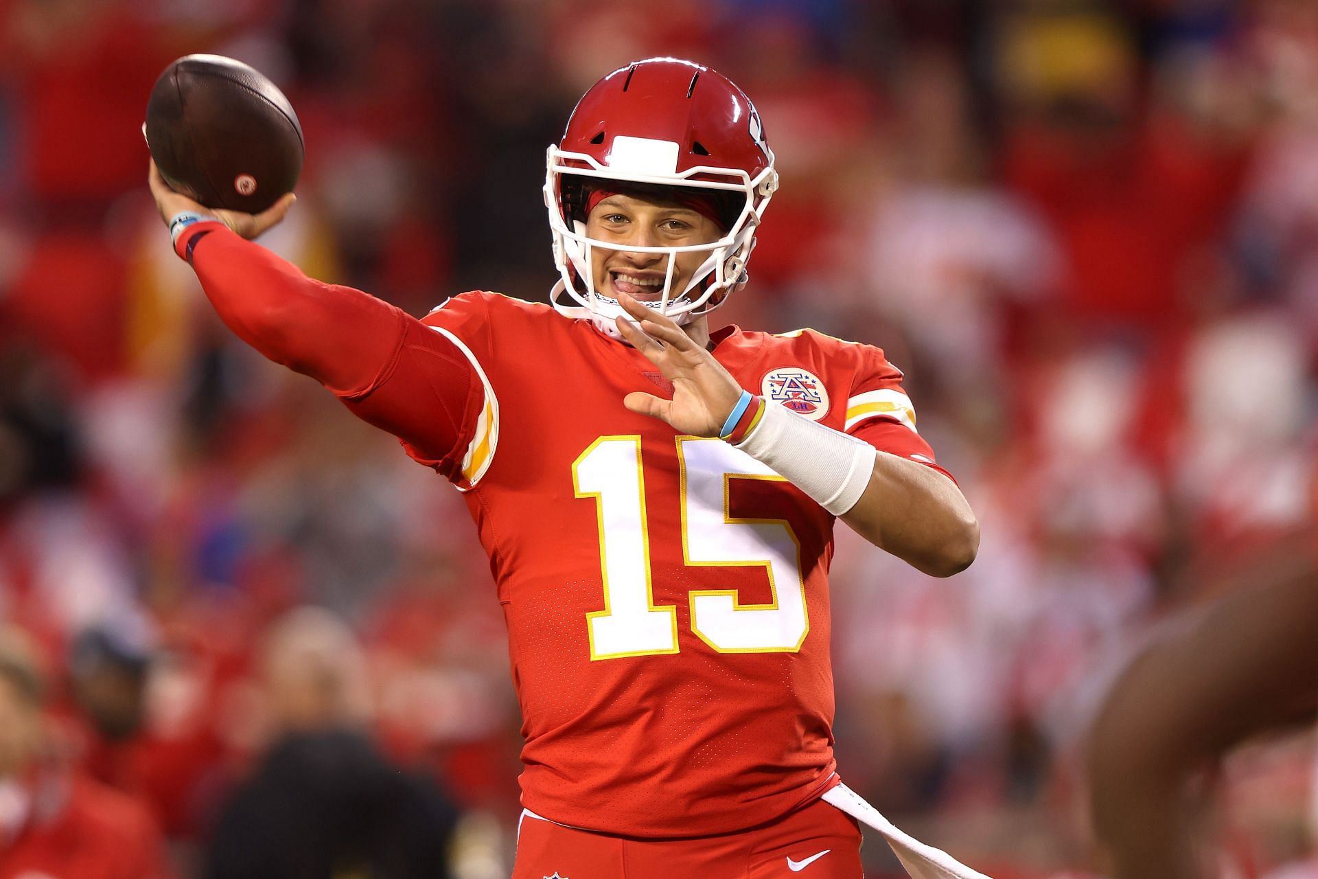 What is Patrick Mahomes' record against Bills?